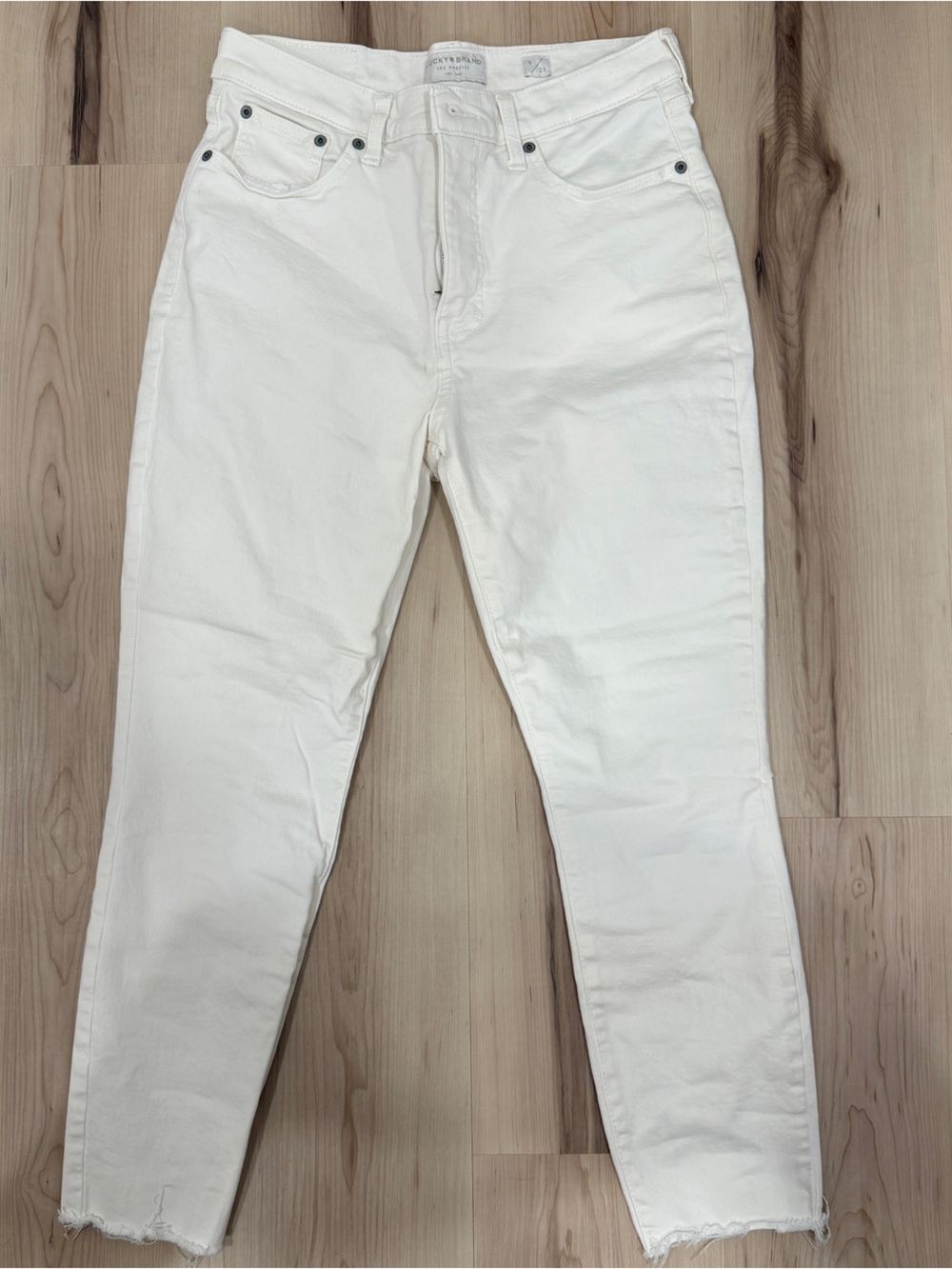 Lucky Brand High Rise Crop Bridgette Skinny Jeans size 29